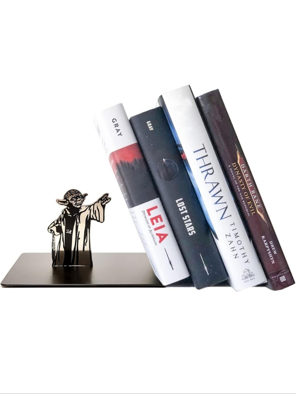 Hallmark Star Wars Yoda Metal Bookend - Black Home Accent New